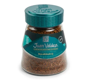 Cafe Juan Valdez Liofilizado 95gr Descafeinado