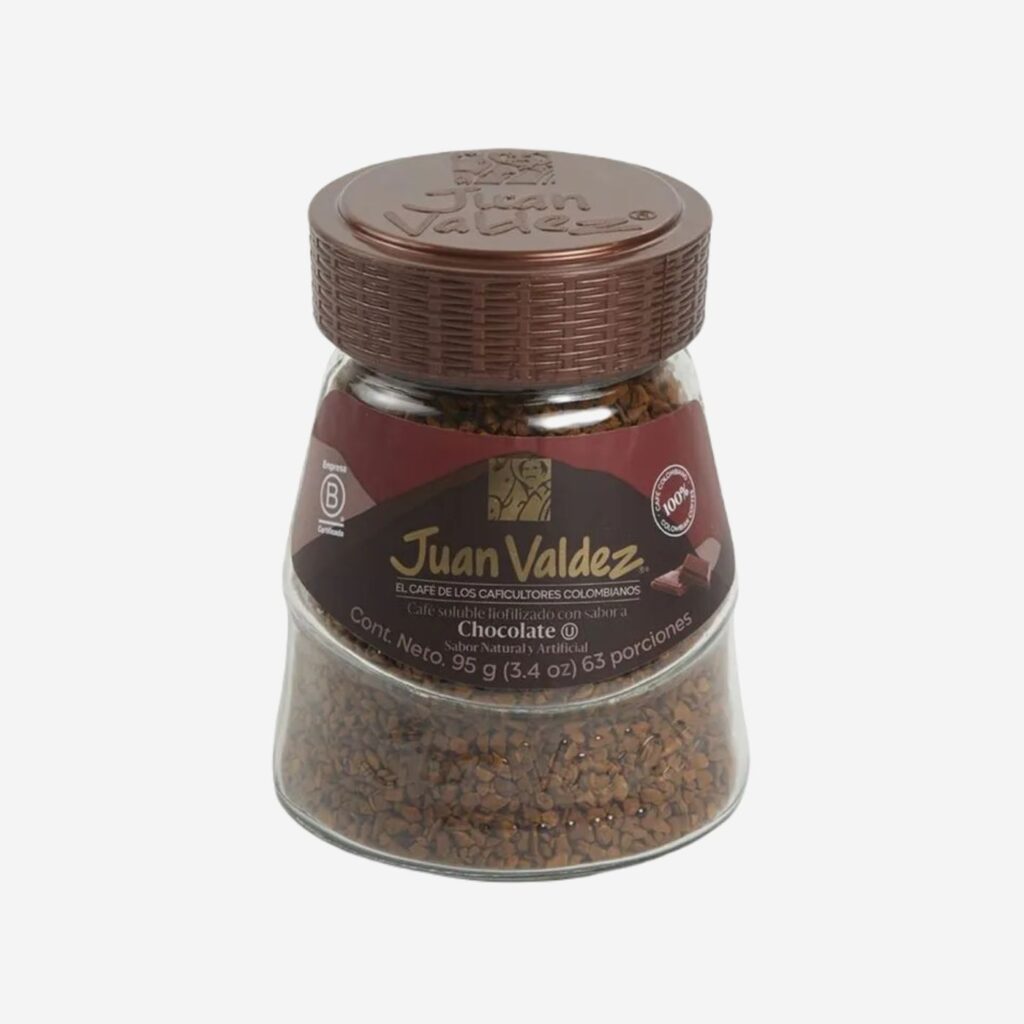 Café Juan Valdez liofilizado 95gr Chocolate