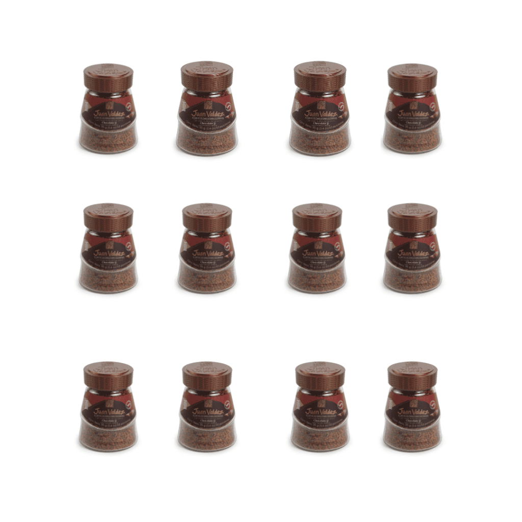 Cafe Juan Valdez liofilizado Chocolate 95gr (PACK 12 unidades)