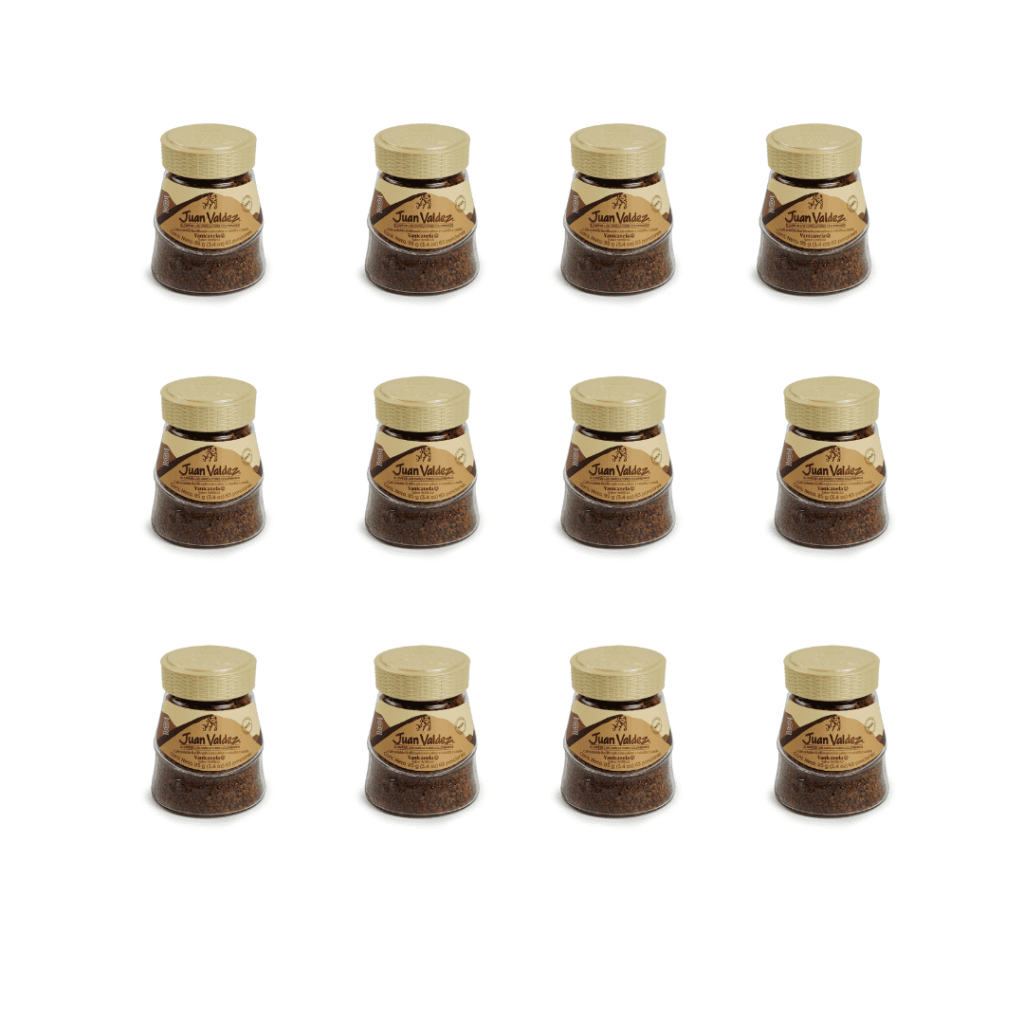 Café Juan Valdez liofilizado Vainilla Canela 95gr (PACK 12 unidades)