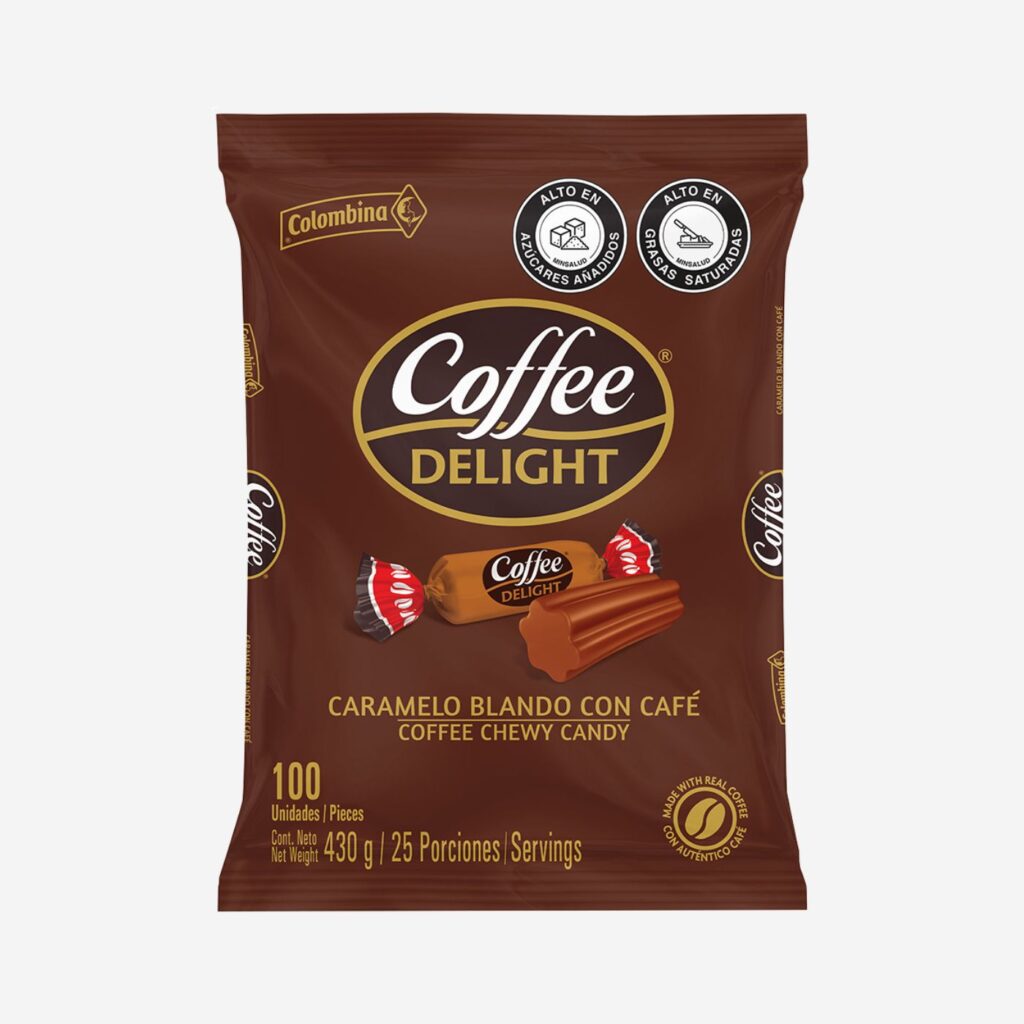 Caramelo Masticable de café Coffee Delight 100unds