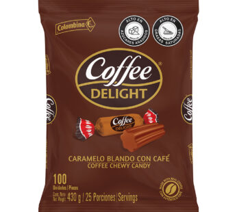 Caramelo Masticable de café Coffee Delight 100unds