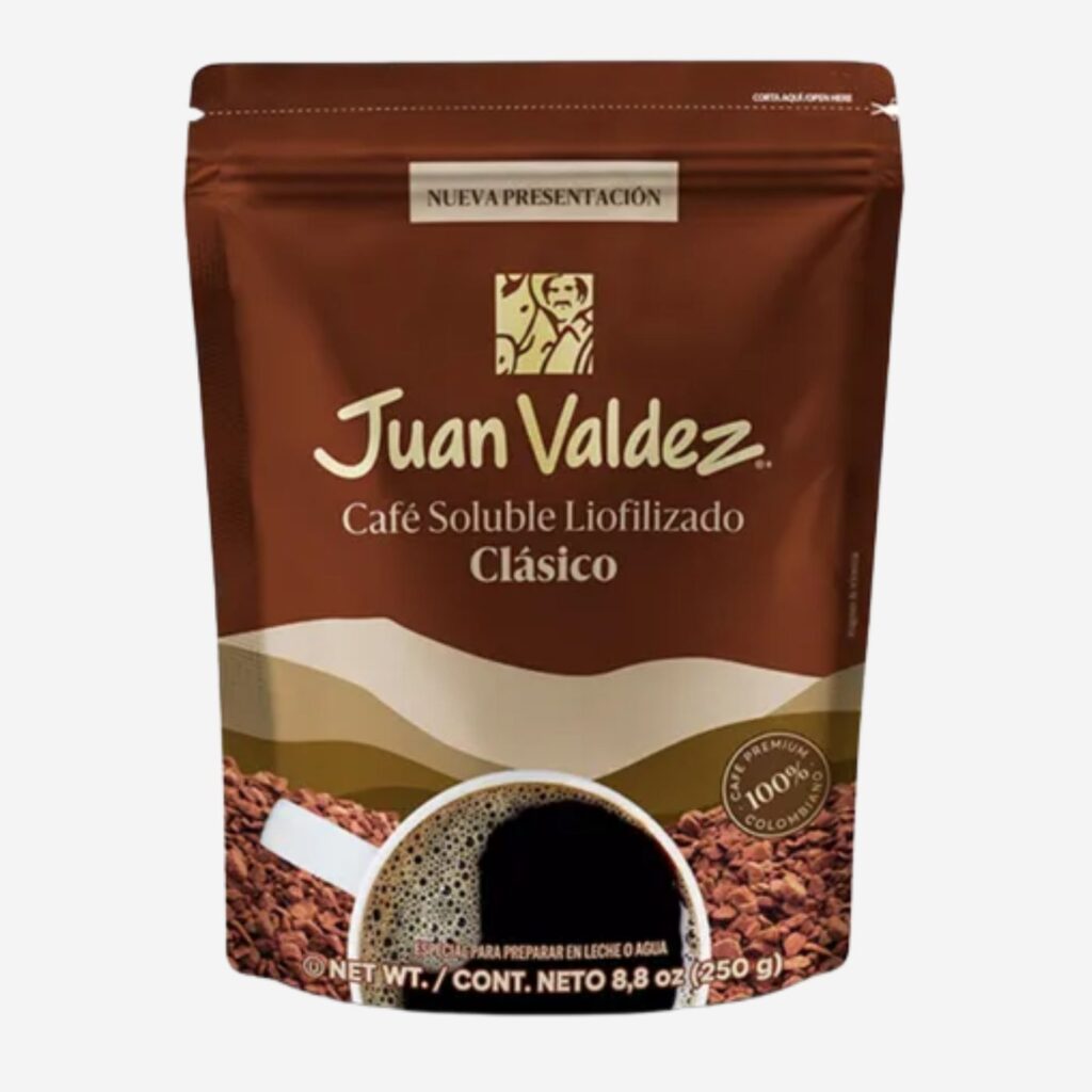 Cafe Juan Valdez Liofilizado DOYPACK Clásico 250gr