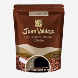 Cafe Juan Valdez Liofilizado DOYPACK Clásico 250gr