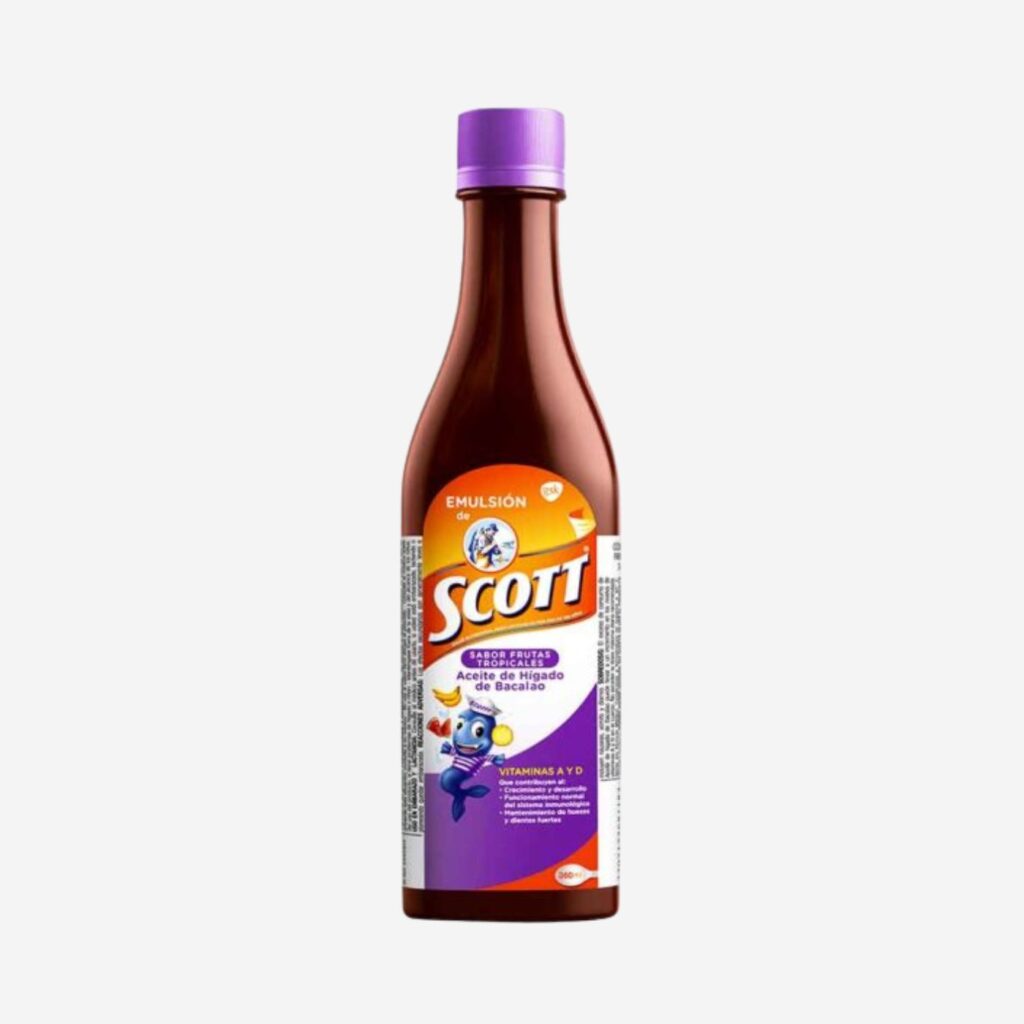 Emulsión de Scott 360ml sabor Frutas Tropicales