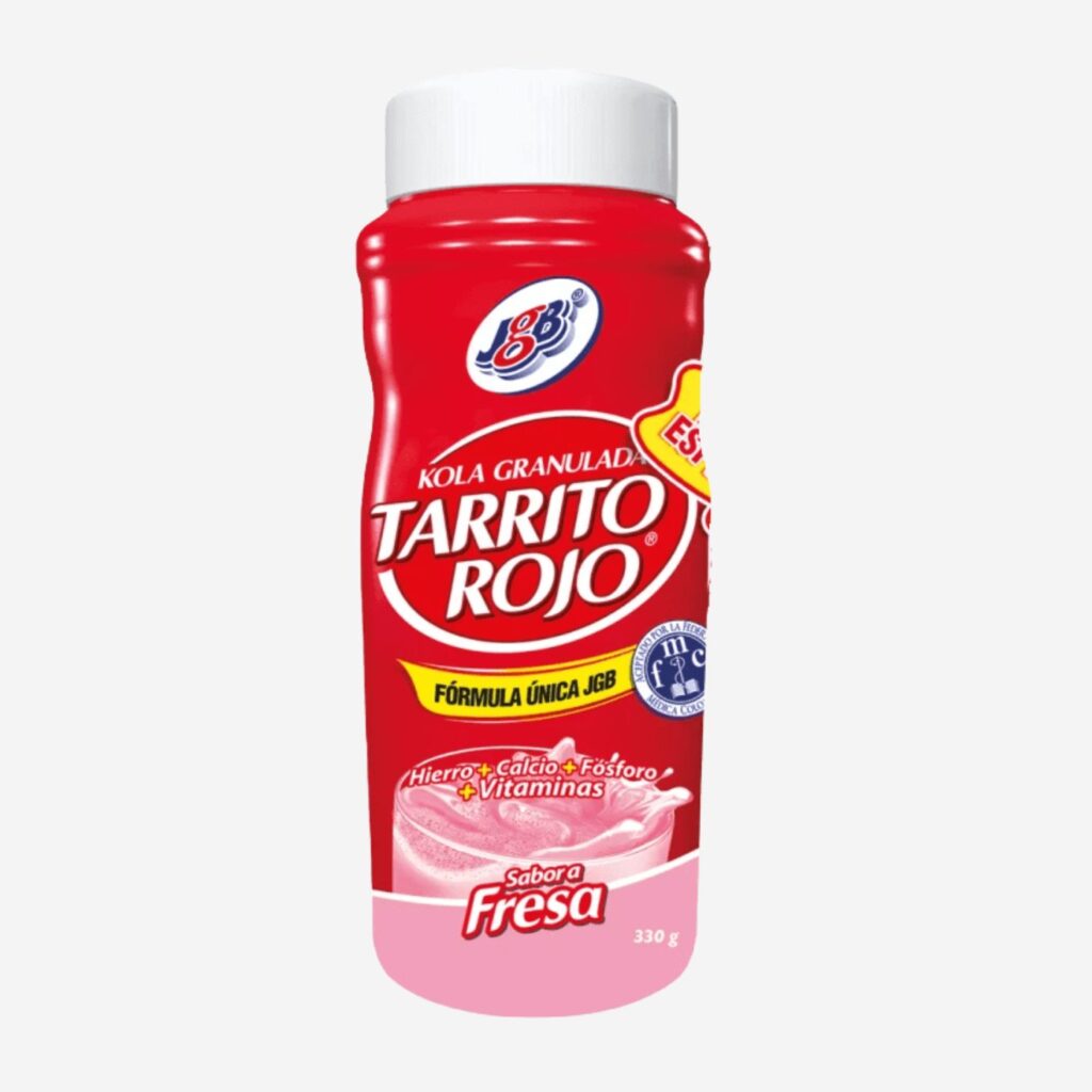 Kola Granulada Tarrito rojo 330gr FRESA