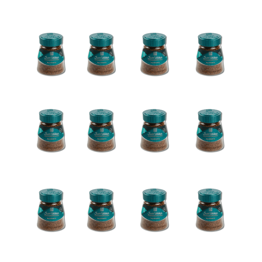 Cafe Juan Valdez liofilizado Descafeinado 95gr (PACK 12 unidades)