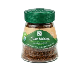 Cafe Juan valdez Liofilizado 95gr Orgánico