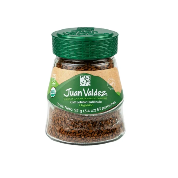 Cafe juan valdez 95 g organico - Tienda de Café Colombiano