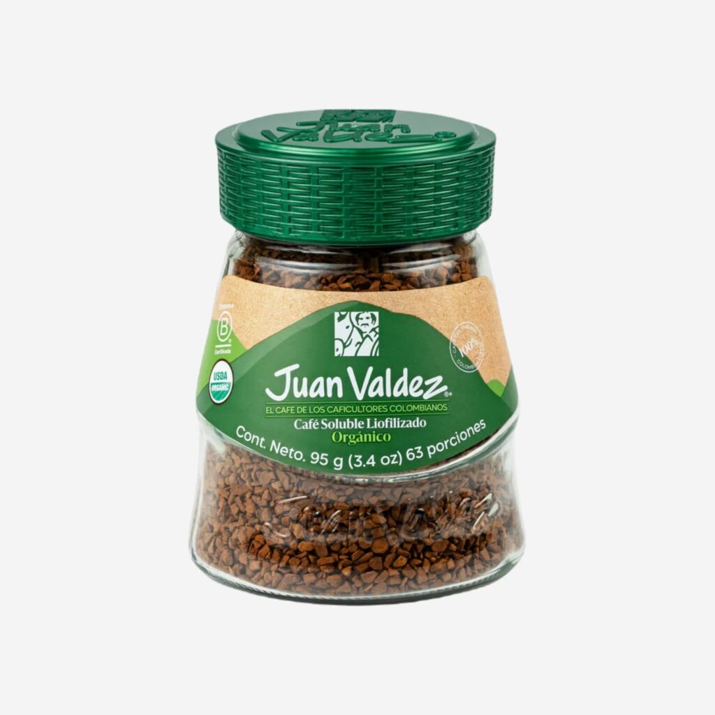 Cafe Juan valdez Liofilizado 95gr Orgánico