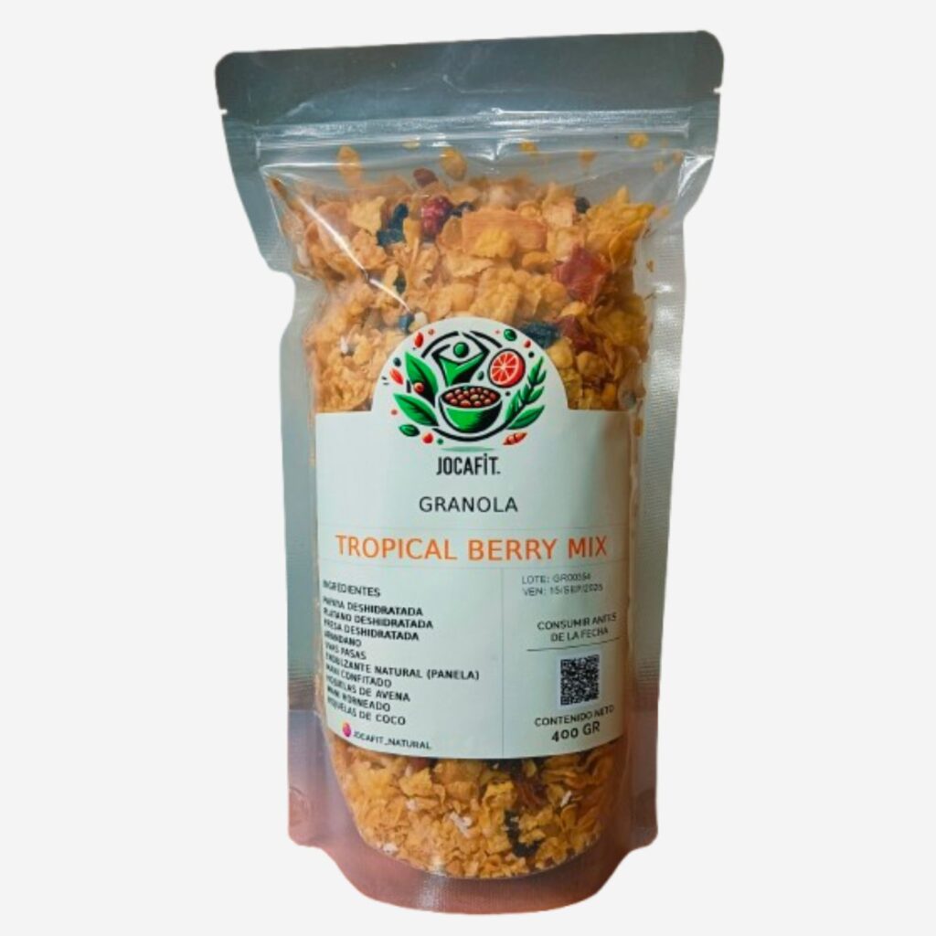 Granola Organica Jocafit Tropical Berry MIX 400gr
