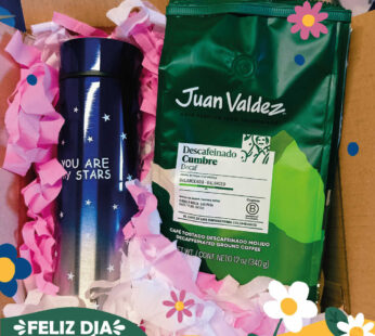 Pack Café Molido Descafeinado 340gr + Termo Digital – Dia de la Madre