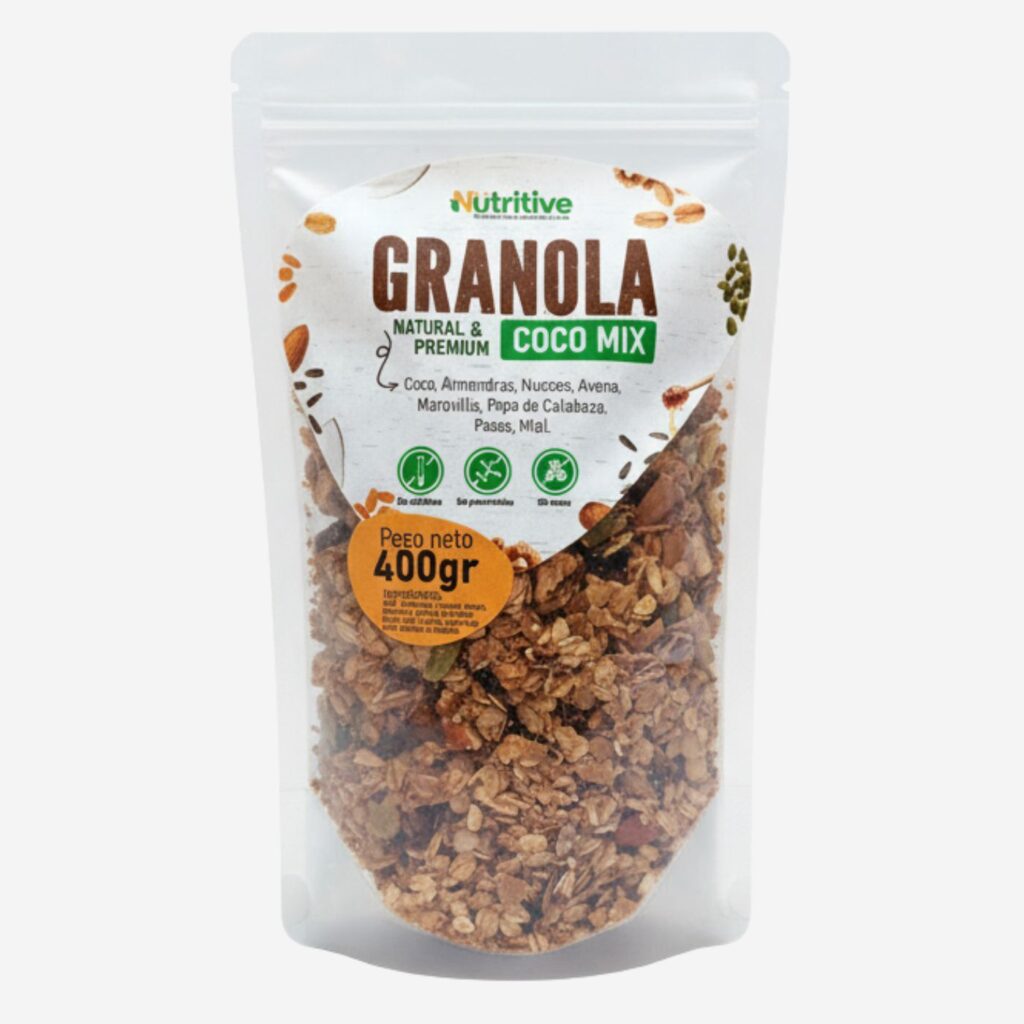 Granola Nutritive Coco Y Frutos Secos Doypack 1x400g