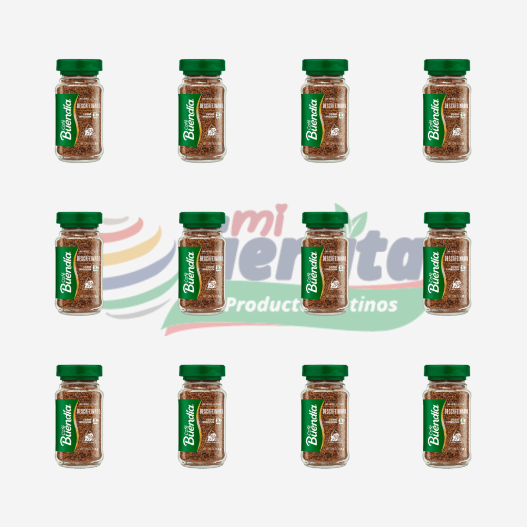 PACK 12UND CAFE LIOFILIZADO BUENDIA DESCAFEINADO 85GR