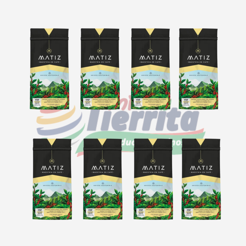 PACK 8UND CAFE MATIZ MARFIL 340GR