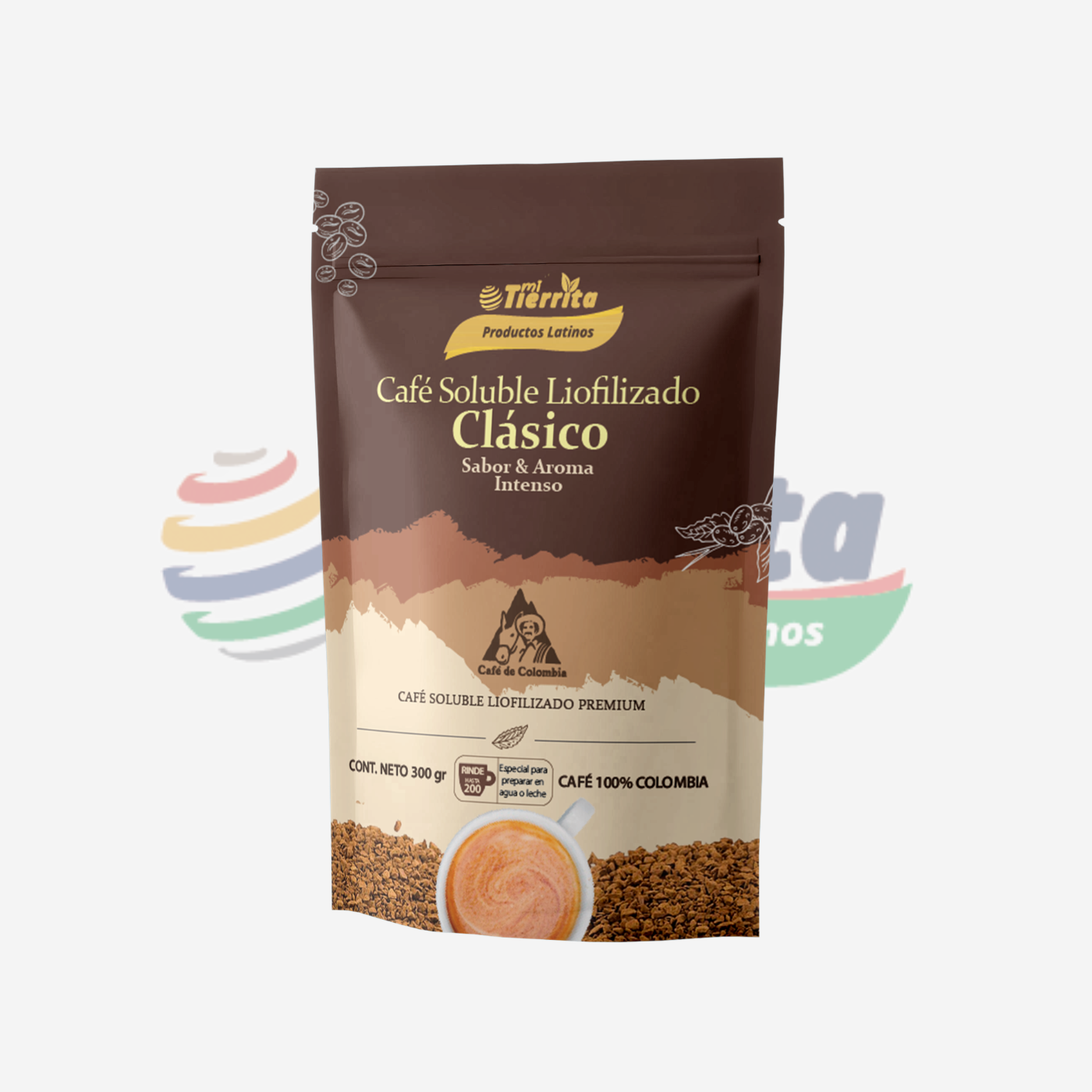 CAFE LIOFILIZADO MI TIERRITA 300G CLASICO 1 cafe liofilizado