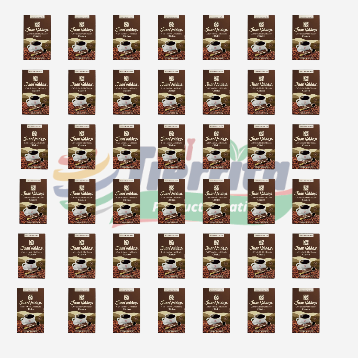 PACK 42 DISPLAY CAFE JUAN VALDEZ STICK x 30UND 1,5G CLASICO 1 pack 42und juan valdez sachet